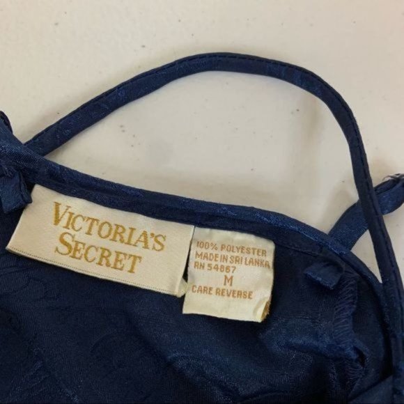 VICTORIAS SECRET VINTAGE GOLD LABEL PAISLEY JACQUARD FIT N FLARE NEGLIGEE DRESS - Picture 4 of 8